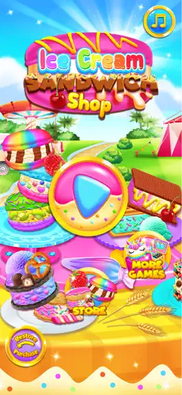 Game screenshot Ice Cream Sandwich Shop hack