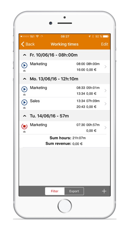 Qlaqs Time Tracking