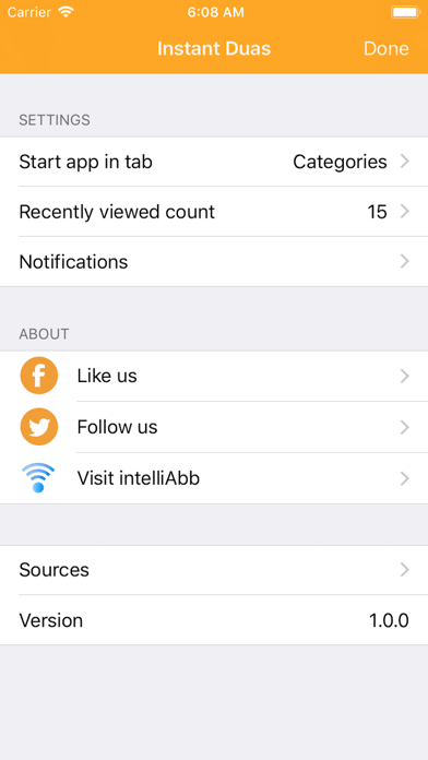 Instant Duas iPhone screenshot 5 - Reference app