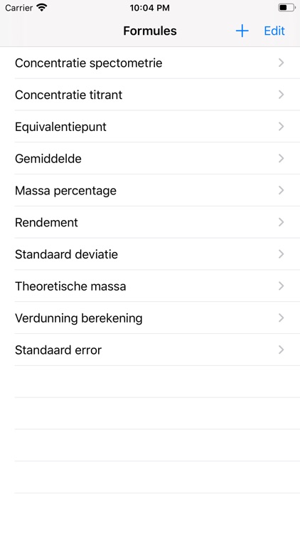 Science Formulas Calculator