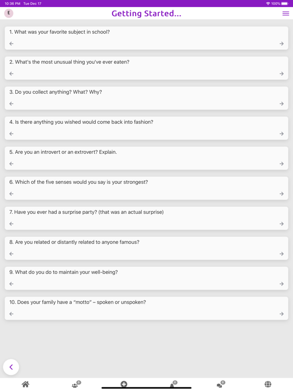 Uchi iPad screenshot 7 - Social Networking app