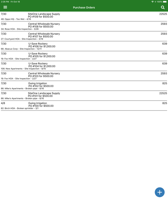 Janmar Systems Field Assistant iPad screenshot 10 - Business app