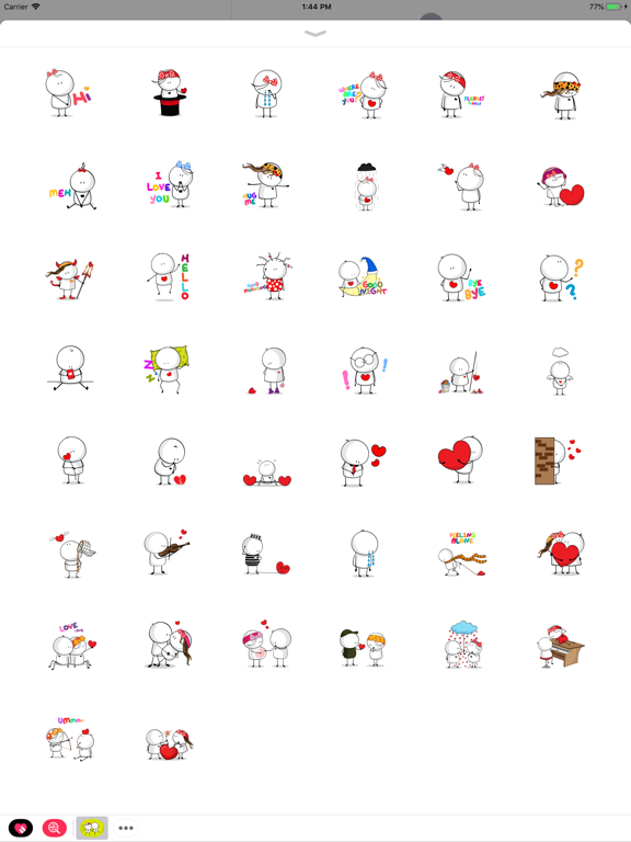 Screenshot #5 pour Love Couple Cute Sticker