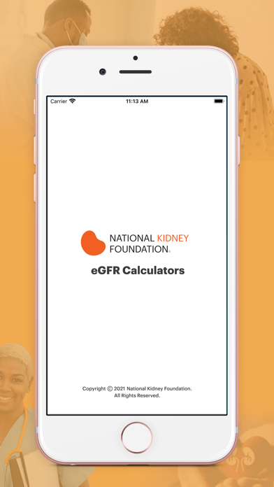 eGFR Calculators Screenshot
