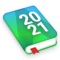 This is a classic paper pocket diary with a week view