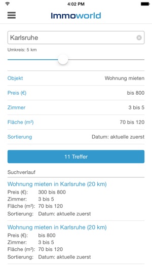 Immoworld Immobiliensuche(圖1)-速報App