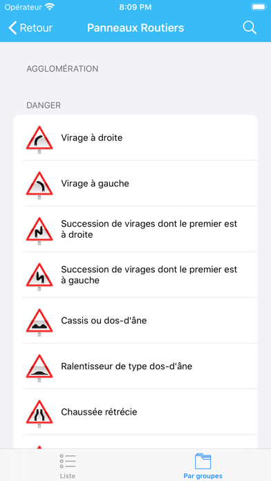 Signalisation Routière – Quiz Screenshot
