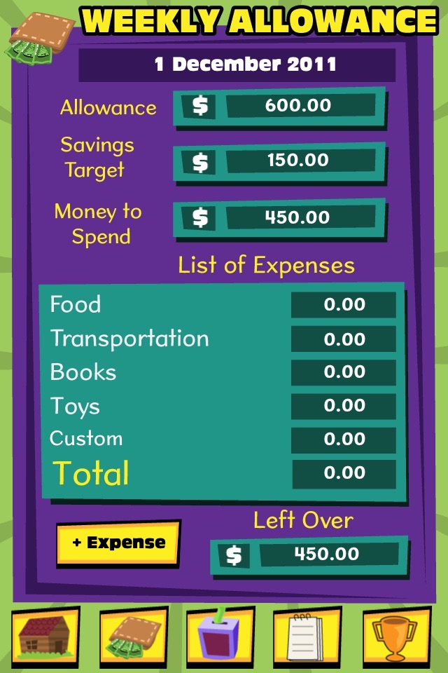 Cha-Ching Pocket Money Manager screenshot 2