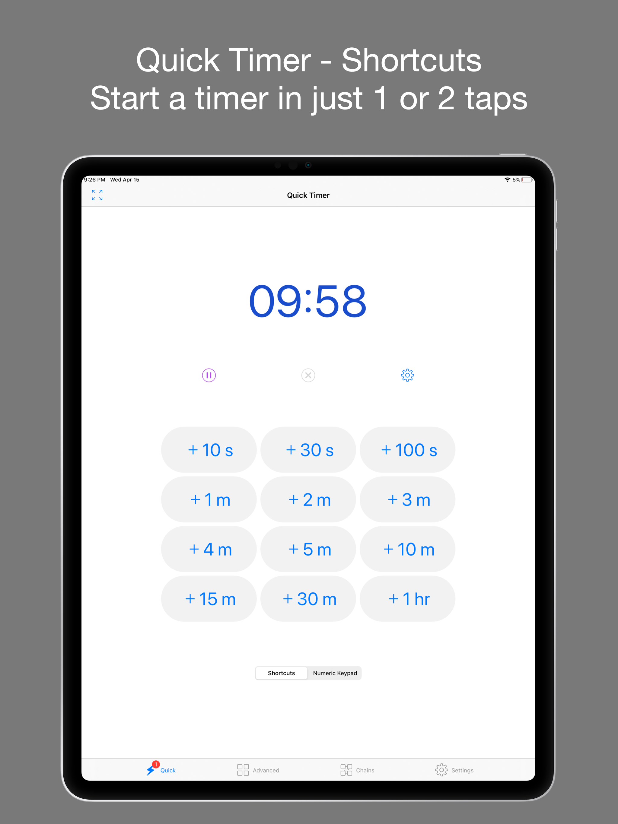 1Timer - Voice Timer screenshot 10