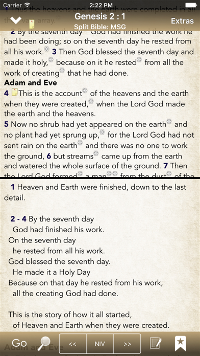 BibleScope: Message and ERV Screenshot