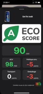 Eco-Score - Product scanner screenshot #2 for iPhone