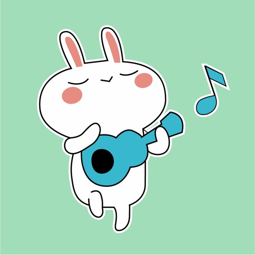 Bunny Happy Dance Animated iOS App