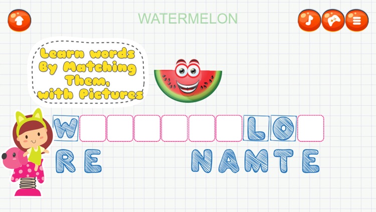 Fancy Fruit Vocabulary Game screenshot-3