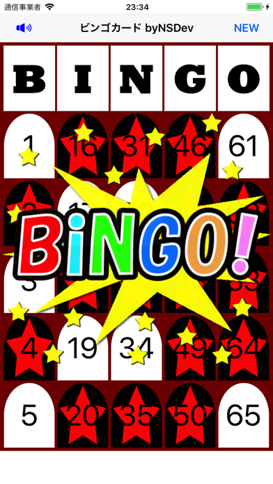 BingoCard byNSDev のスクリーンショット