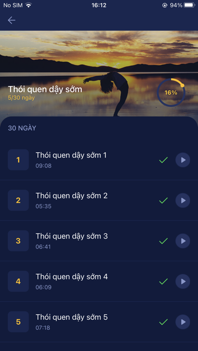 30 Ngày Thói Quen Screenshot