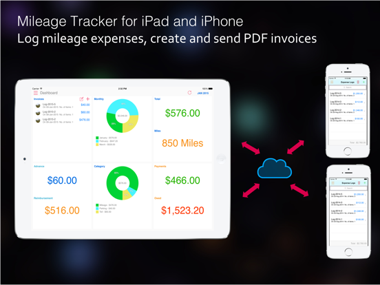 Screenshot #4 pour MileageTracker invoice expense