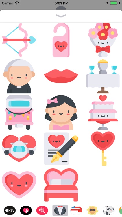 Cute Weeding Stickers screenshot-3