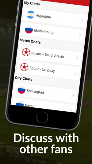 Fan Chats & guide for cup 2018(圖4)-速報App
