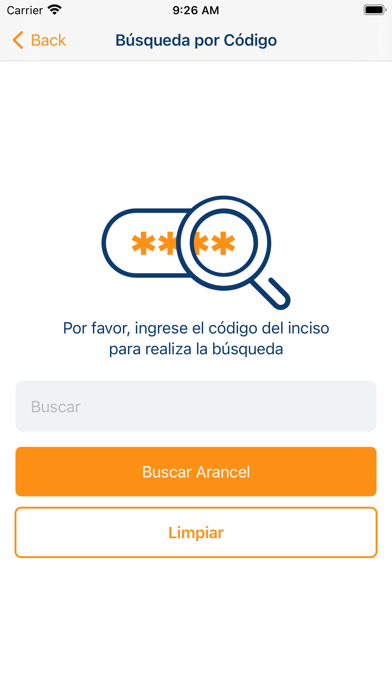 Aduana Móvil Screenshot