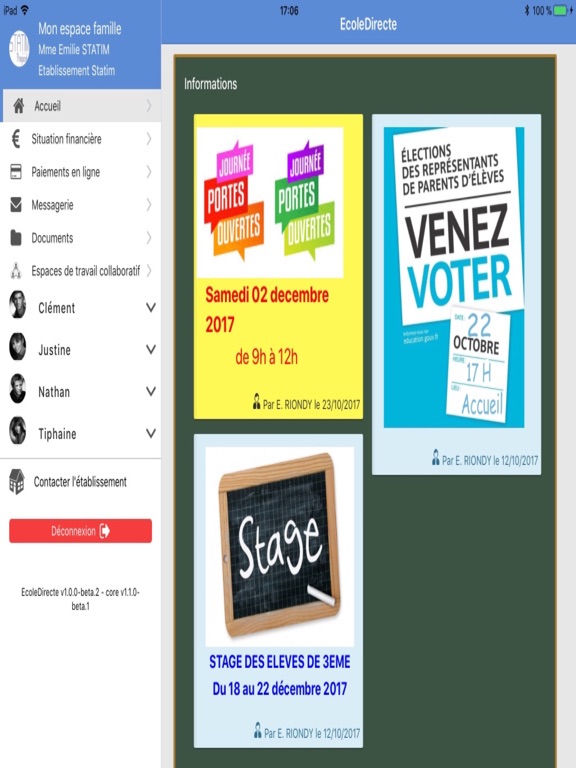 Mon EcoleDirecte Mon EcoleDirecte
