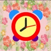 Cute Clock - Flower Garden icon