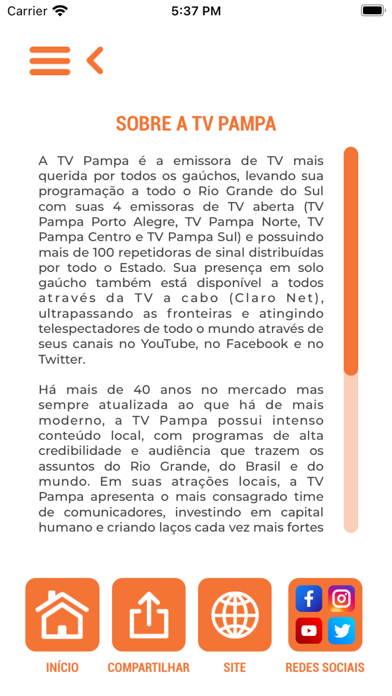 TV Pampa Screenshot 2 - AppWisp.com TV Pampa Screenshot 2 - AppWisp.com