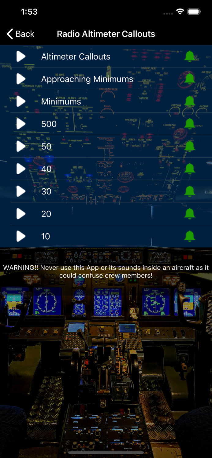 737 Voice - Aural Warnings