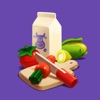 Recipes& Grocery shopping list icon