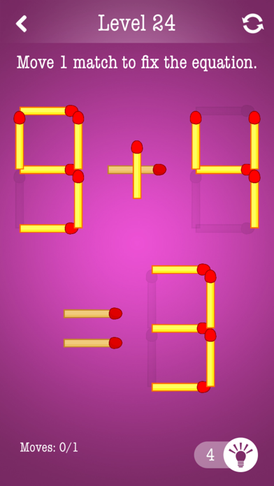 Matchsticks ~ Matches Puzzle Screenshot