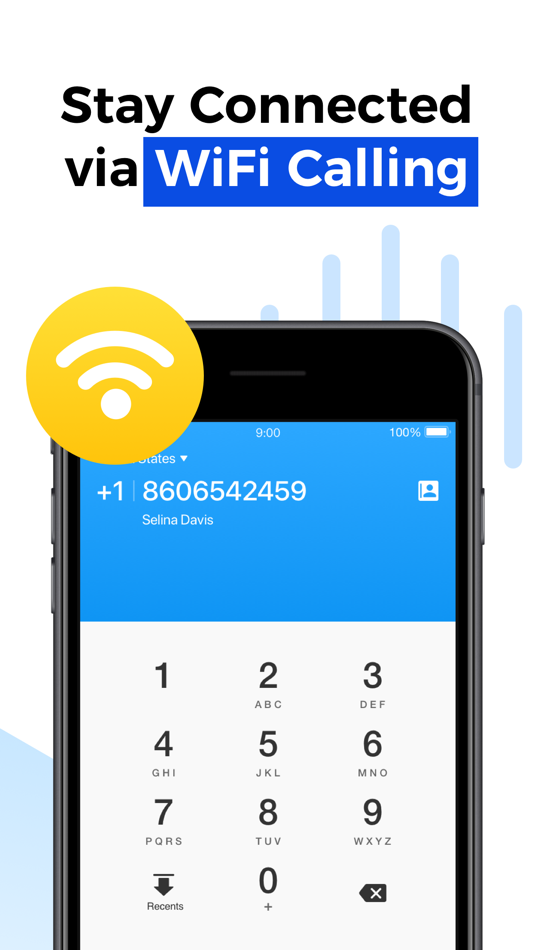 #7. Dingtone: Phone Calls + Texts (iOS) By: Sixapps Limited