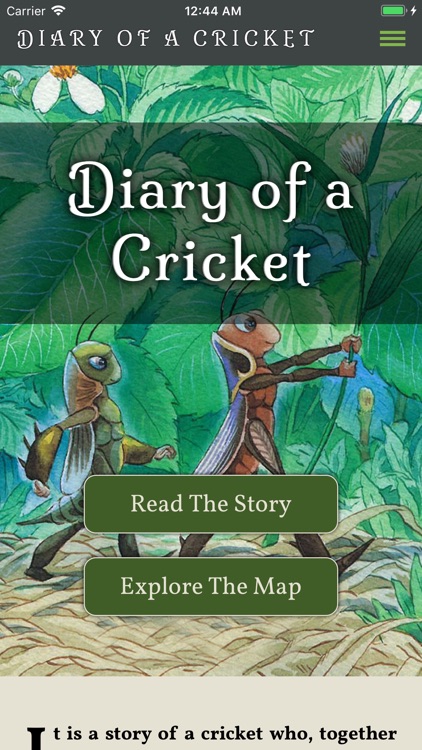Diary of a Cricket