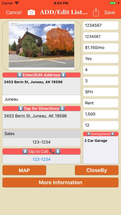 Real Estate List