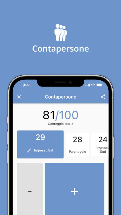 Screenshot #1 pour Contapersone - Gestione flussi