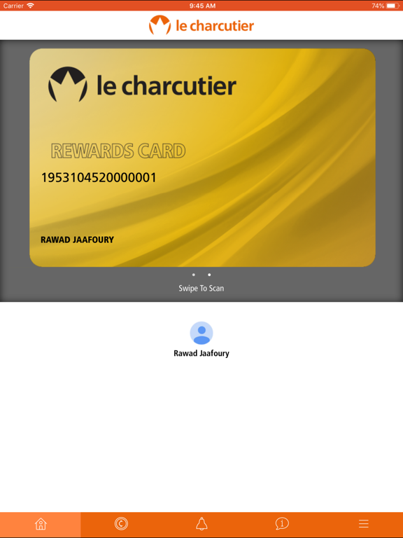 Le Charcutier Rewards iPad screenshot 3 - Food & Drink app