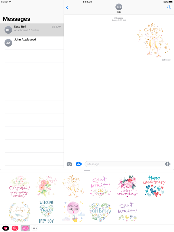 Screenshot #5 pour Kathy Davis Stickers
