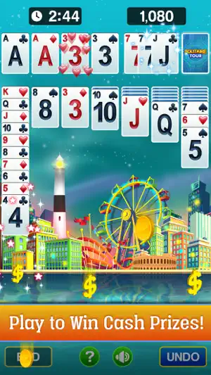 Solitaire Tour - Skillz Cash screenshot 1