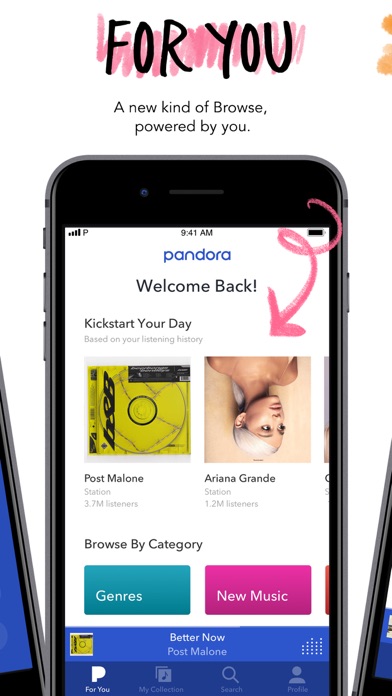Pandora: Music & Podcasts - Screenshot 1