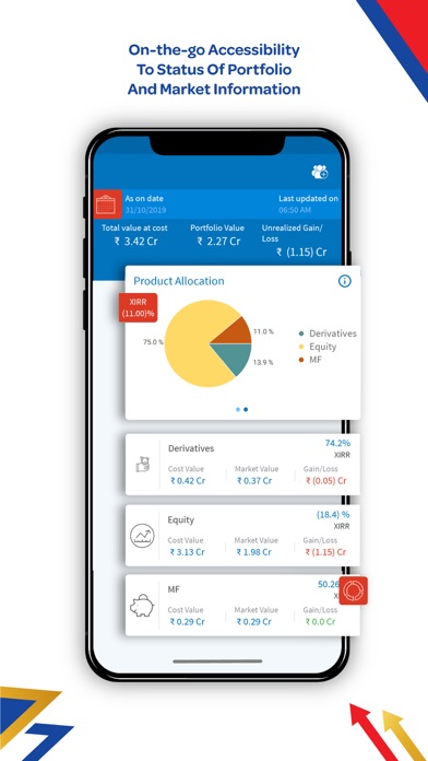 Wealth Tracker. Screenshot