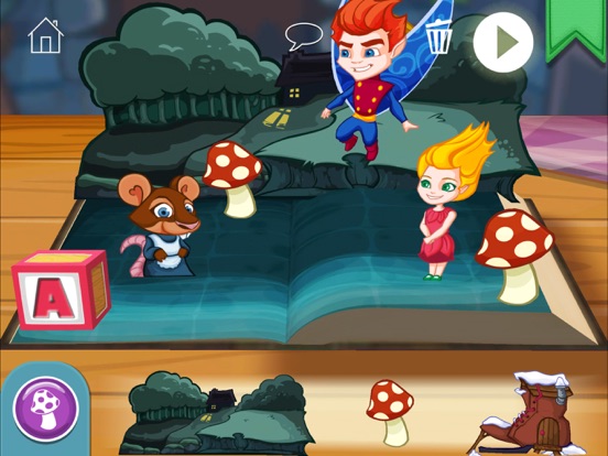 StoryToys Thumbelina iPad app afbeelding 5