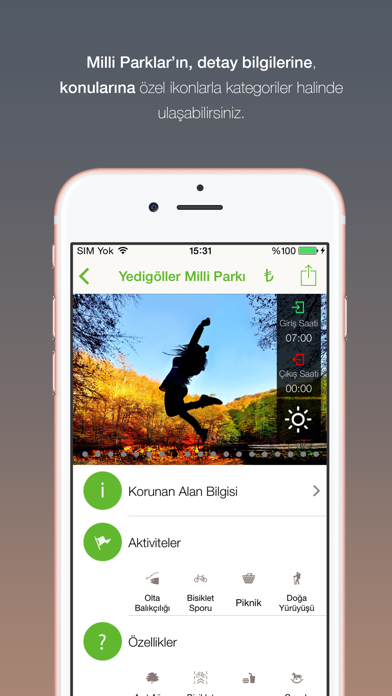 Milli Parklar Screenshot
