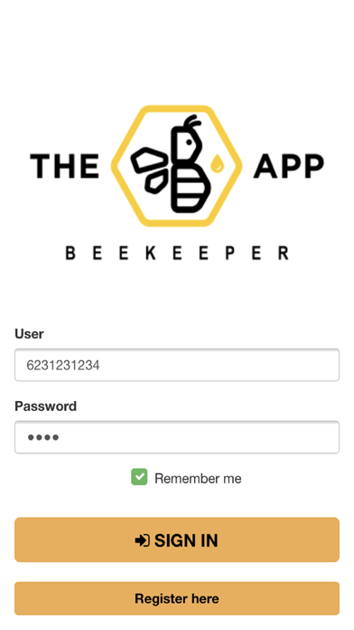 The B app Screenshot