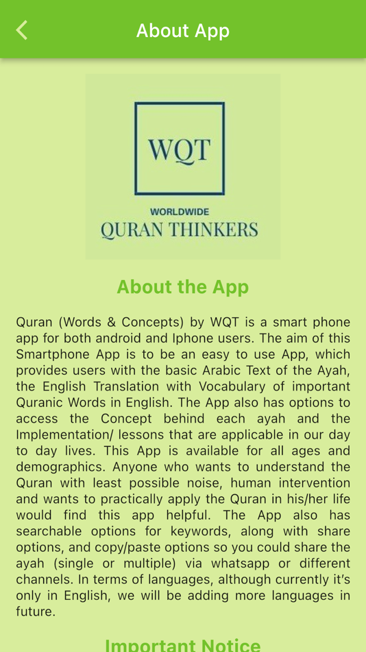 Quran Words&Concepts by WQT - 1.0.3 - (iOS)
