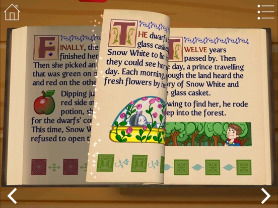 StoryToys Snow White iPad app afbeelding 3