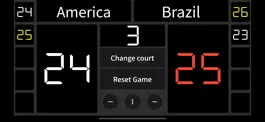 Game screenshot Simple Volleyball Scoreboard apk
