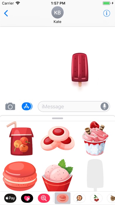 Cherry Desserts Stickers screenshot 4