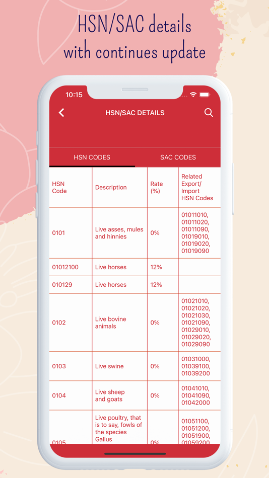 #2. GST Calculator - HSN SAC Code (iOS) 由: Loopbots Technology