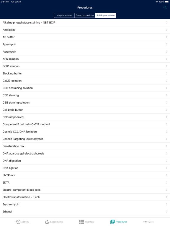 eLABJournal iPad screenshot 5 - Productivity app
