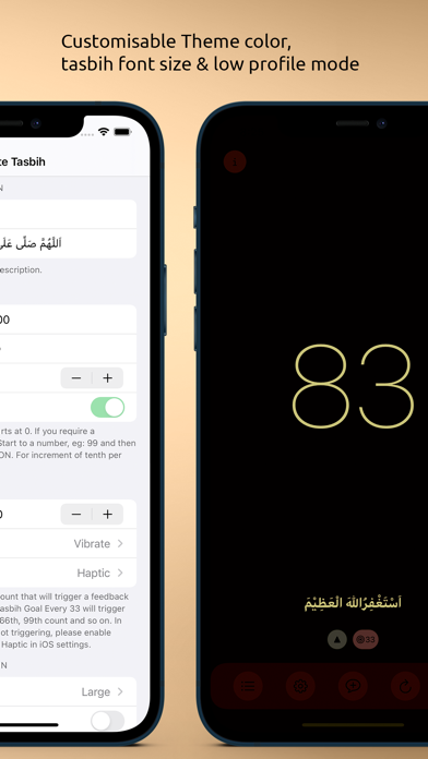 Screenshot #3 pour Tap Tasbih Pro