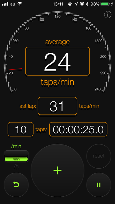 Screenshot #1 pour Multi Tachymeter