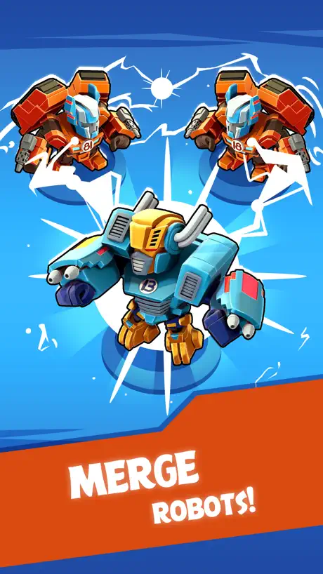 Merge Robots - Idle Games